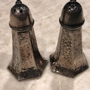 Antique Weidlich Bros silver S&P shakers
